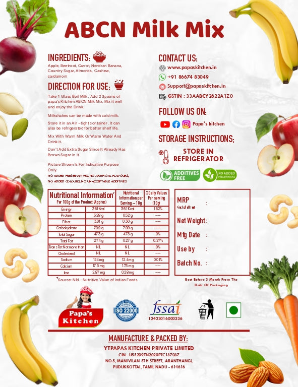 ABCN Malt / Milk Mix 250g