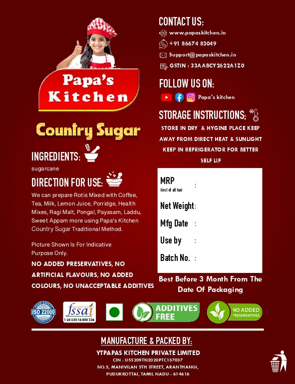 Country Sugar 1 kg