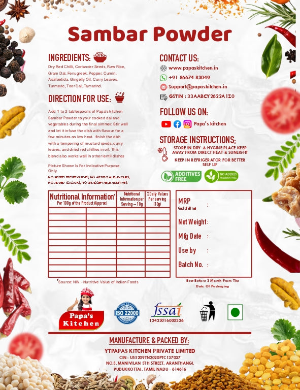 Sambar Powder 100g