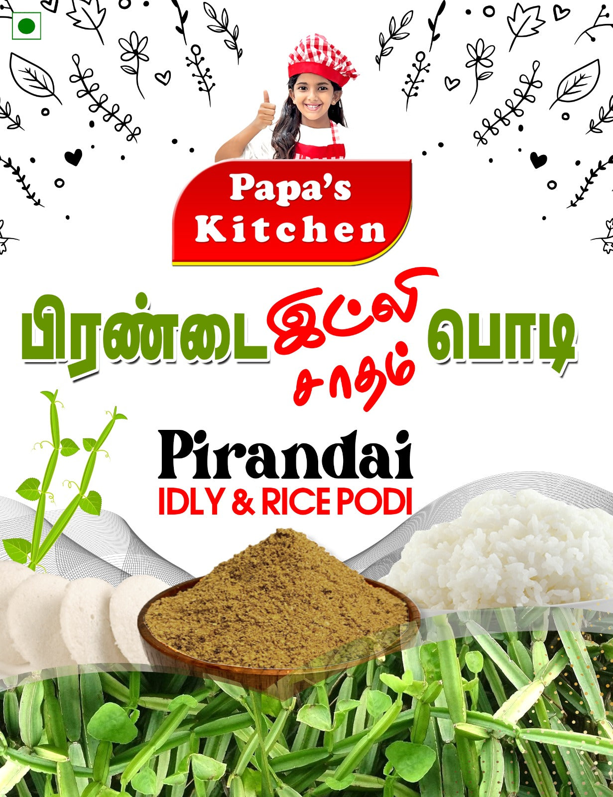 Pirandai idli Podi 200g