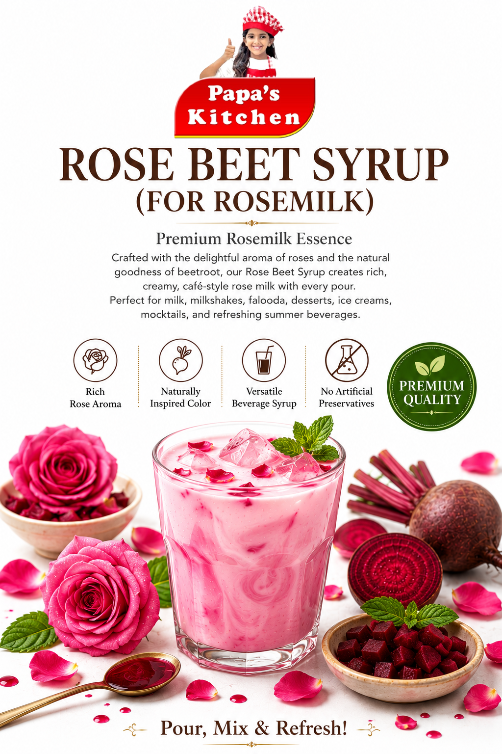 Rose Beet Syrup 200ml